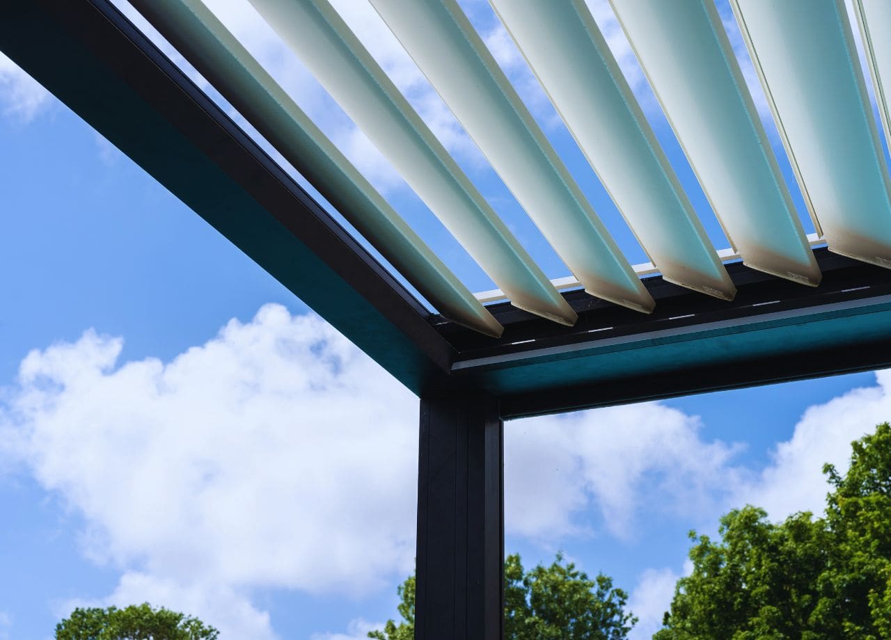 A pergola, mint lamellás árnyékoló